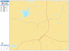 La Mesa Digital Map Basic Style